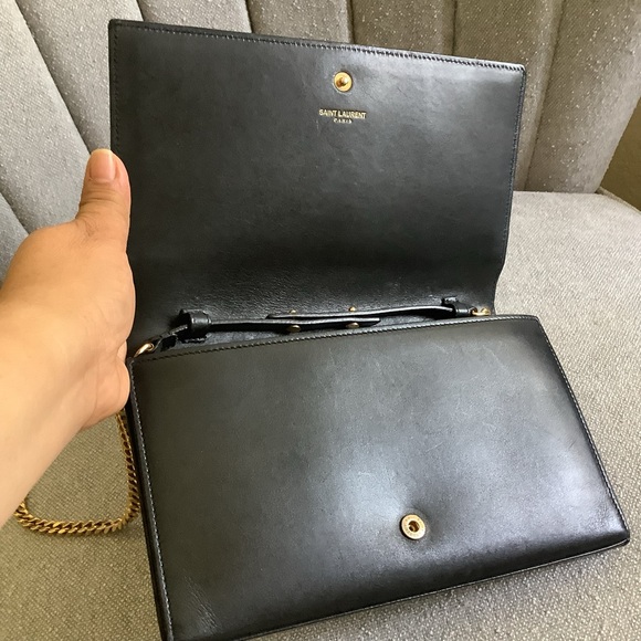 YVES SAINT LAURENT
Kate Small Smooth Leather Crossbody Bag Black - Picture 5 of 11